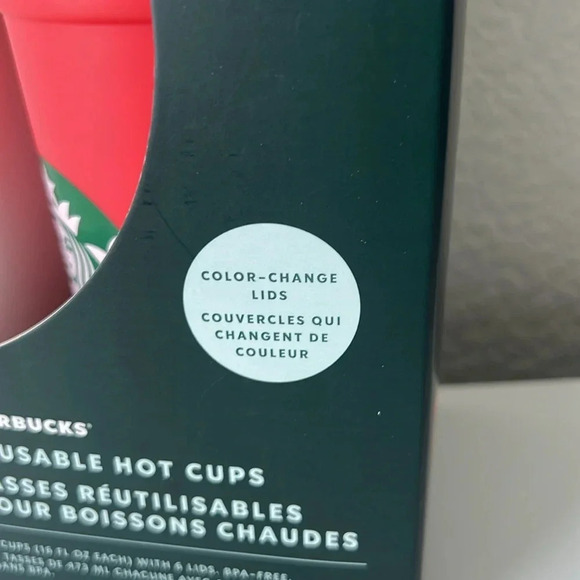 NIB Starbucks Color Changing Reusable Hot Cups - Picture 2 of 5
